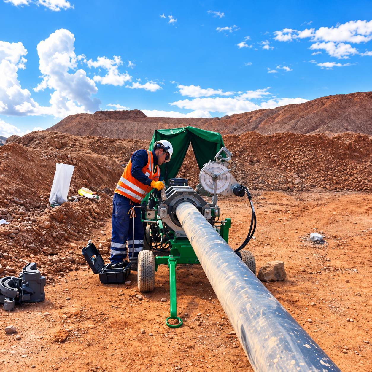Termofusión de tuberías HDPE